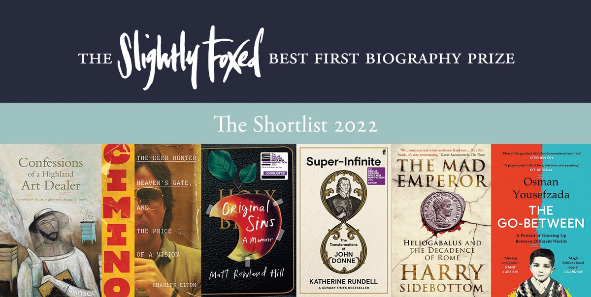 FoxedQuarterly's tweet photo. @BiographersThe In anticipation of this evening’s prizegiving event at @MaggsBros in Bloomsbury, we thought it worth revisiting this year’s superb Slightly Foxed Best First Biography Prize shortlist 🦊📚🏆
#FoxedPrize https://t.co/lDlR3bvzvJ