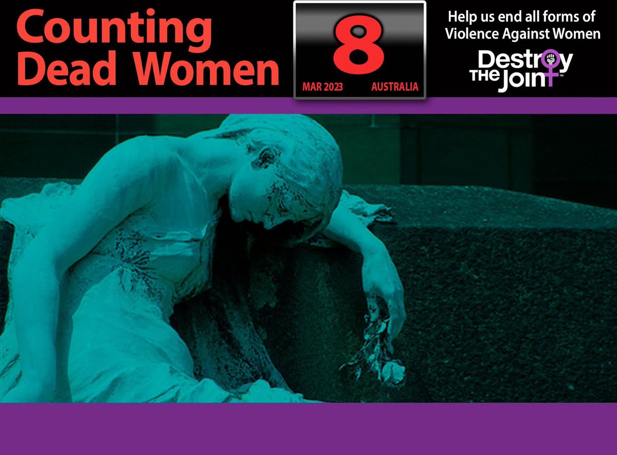 JointDestroyer's tweet photo. 8.

8 too many.

RIP

https://t.co/F4Vy0MCMWV

#CountingDeadWomen https://t.co/CV9m3kTUQh