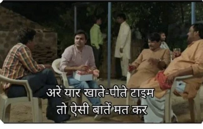 sanju_kumar_SP's tweet photo. When you are eating peacefully and someone asks- PG ho gaya ab aage kya? 
than you~ https://t.co/hG0Q1XnNGZ