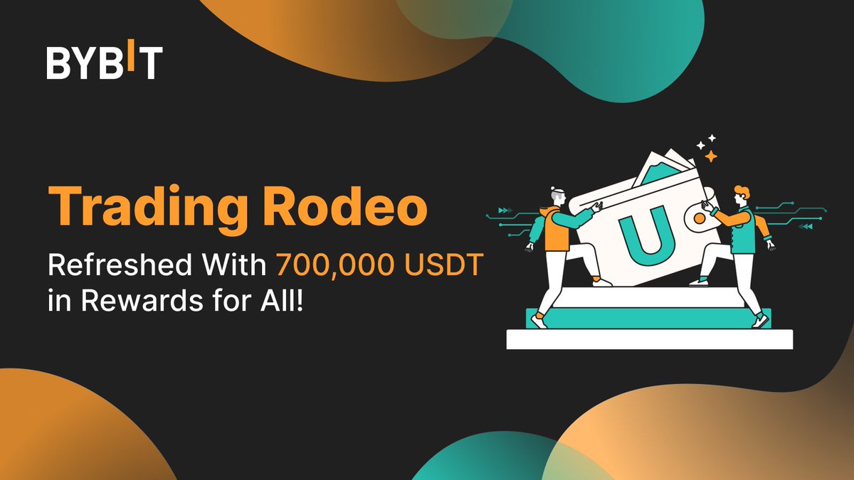 Bybit_Official's tweet photo. To celebrate the official launch of #Bybit UTA, we're hosting the Trading Rodeo with 3 prize pools totaling 700,000 $USDT.
Now bigger, bolder and open to all users, so everyone can get a share of the prize pools!
Register now ➡️ https://t.co/g7kAP0tQnX
#TheCryptoArk https://t.co/GZRdAZAsrL