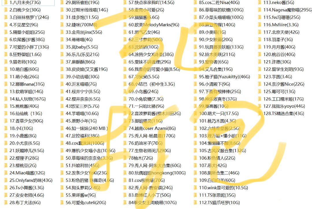 pi699669's tweet photo. 全网资源出售 30rmb下图列表全部打包  #六味帝皇酱 #理万姬懂小姐 #yui妹 #yui酱 #习呆呆 #小结巴 #小鸟酱 #一只哈比猪 #懒懒睡不醒 #古风汉服合集 #粉色情人 #茶杯恶犬 #白白白羊 #窒物者 #艾儿合集 #柚子猫 #小清殿下 #下面有根棒棒 #神乐坂真冬 #赛高酱 #萌犬一只 #桃乃木圆 https://t.co/h6RVgVI475