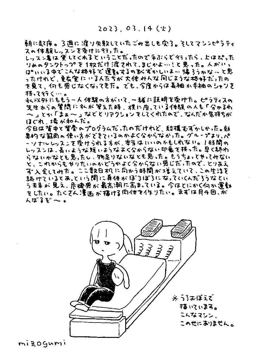 3/14の絵日記 