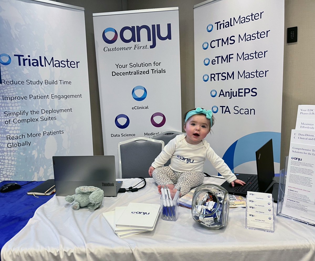 AnjuSoftware's tweet photo. Meet our new Anju mascot at #ACDM23, representing our next generation clinical trial software! π Visit Anju at booth #19 today for a #TrialMaster or a #TAScan demo.
More info: https://t.co/auMBzXjwDA
@ACDMDataMatters
#ClinicalResearch #ClinicalDataManagement #EDC #DataScience https://t.co/BoPt68AfIK