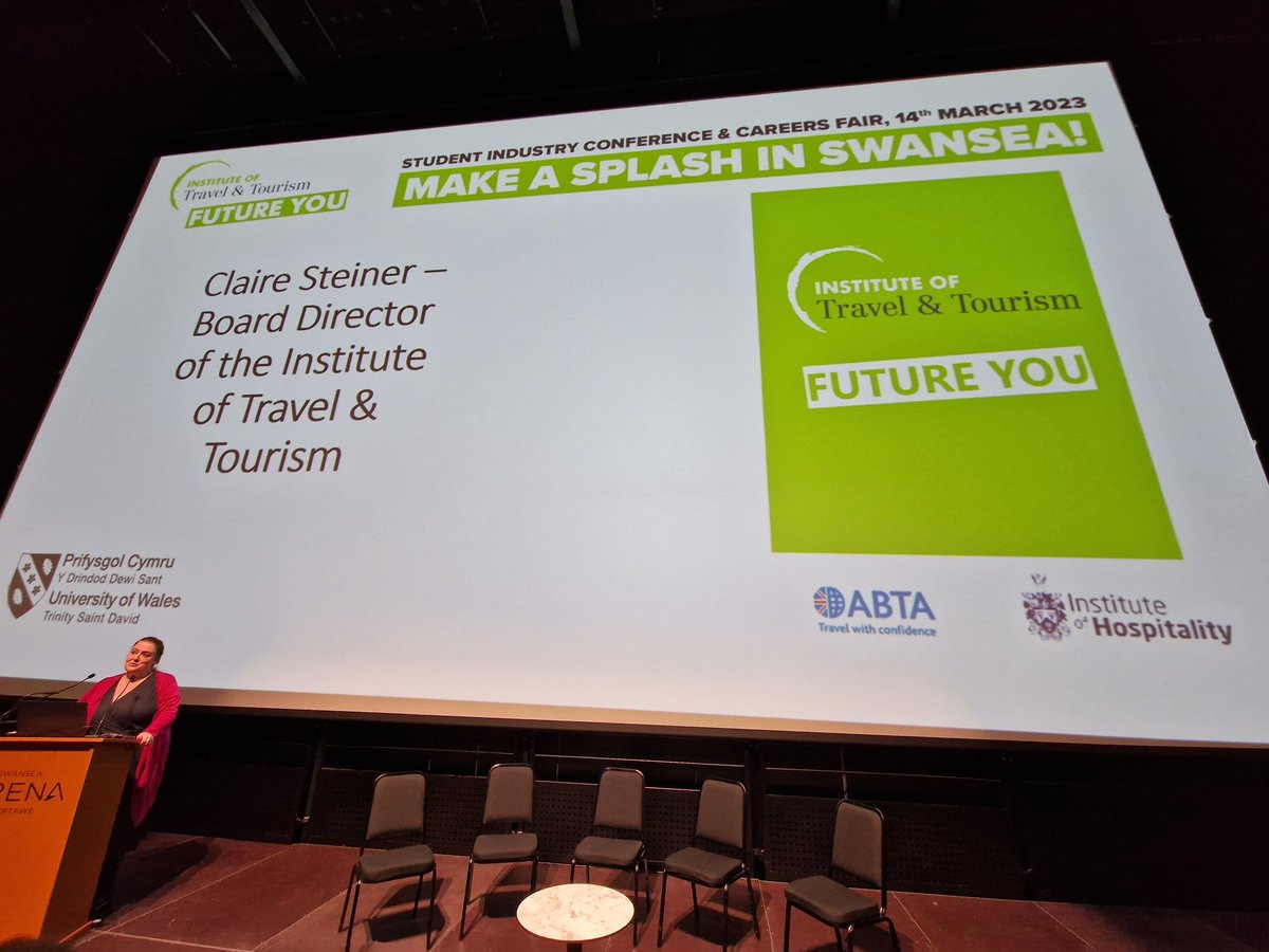 And we're off. @ITTFutureYou 's @ClaireSteinerUK welcomes everyone and reminds students to read the trade press @ttglive  and @travelweekly and of the @takeoffintravel travel career guide. @ABTAtravel