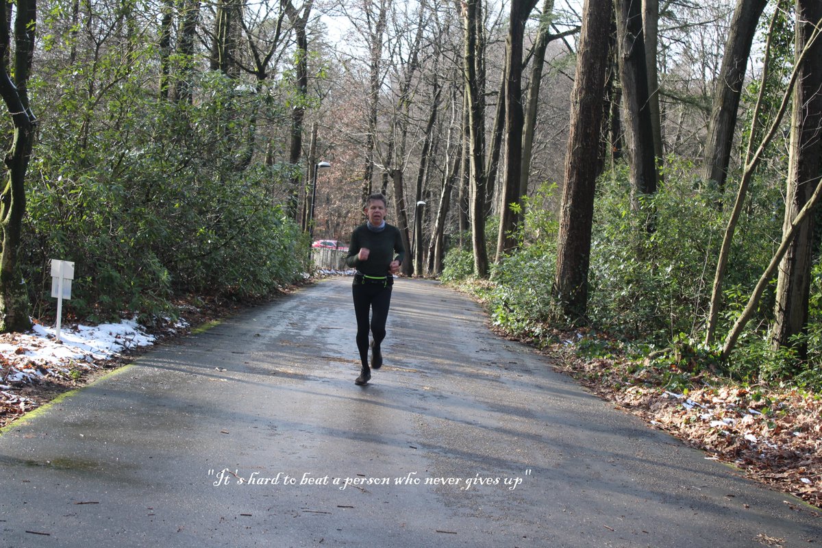 It's hard to beat a person who never gives up!