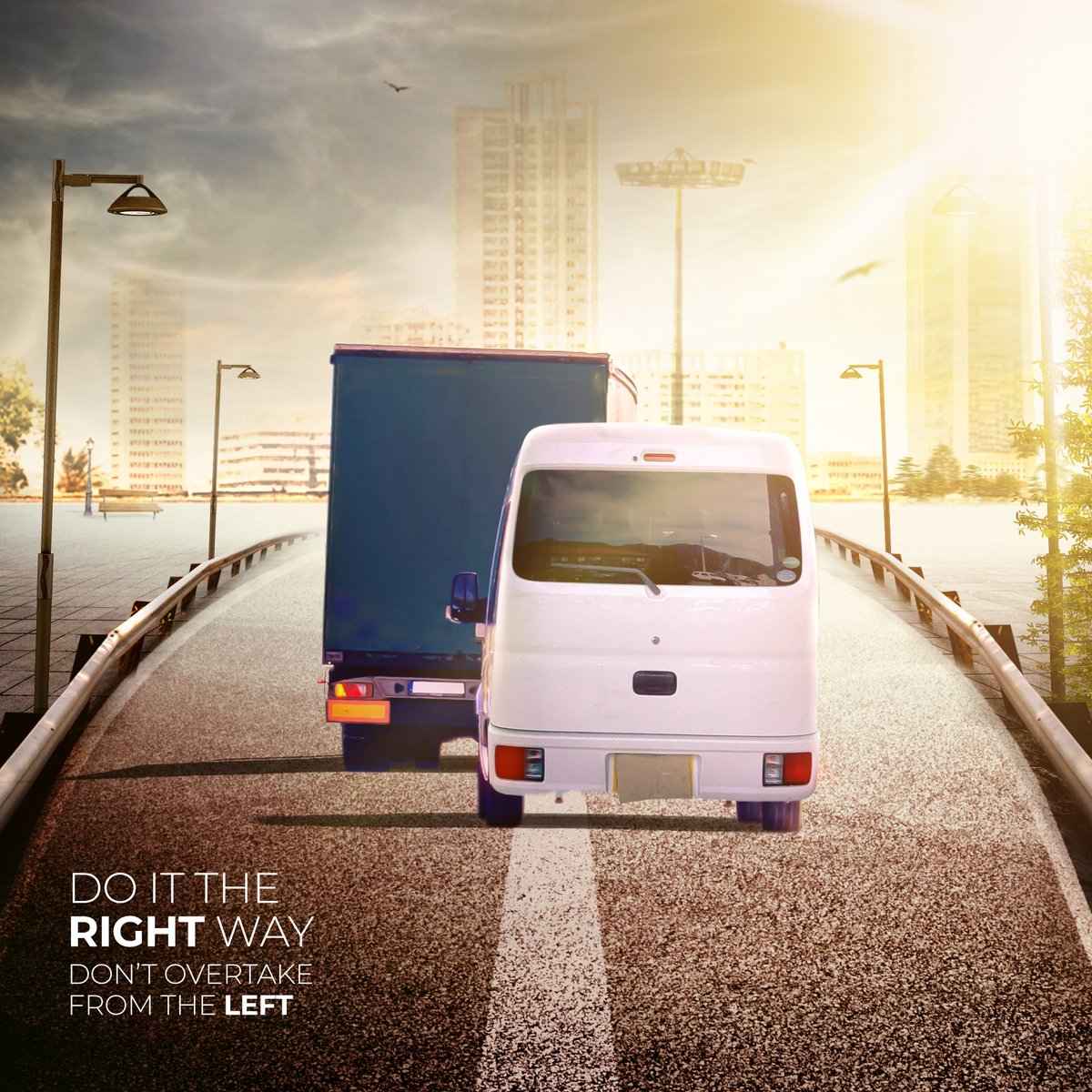 cnergyicopkltd's tweet photo. Drive safely and responsibly by always staying in your lane and avoiding overtaking from the left. Remember, there's only one right way to drive. Let's pledge to promote road safety and make every ride a smooth and secure experience.
#CnergyicoCares #RoadSafety #PublicServiceMsg https://t.co/Xs0JGyLXy4