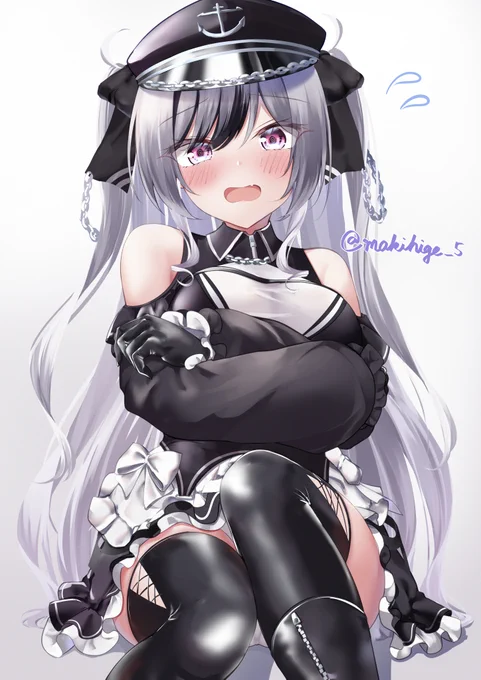 #ホワイトデーは銀髪白髪を愛でる日 銀髪嫁艦のお二人を再掲! 