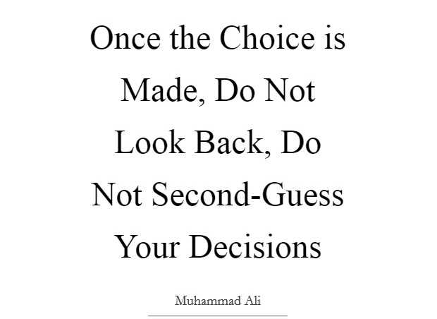 LeadToday's tweet photo. Happy Tuesday! A mind clouded by doubts will not be focused on the path to success. Get as many facts as you can to help make a decision. Make the decision. Act on the decision. Never look back because your decision just created your new reality. https://t.co/lfEMJXIHvr