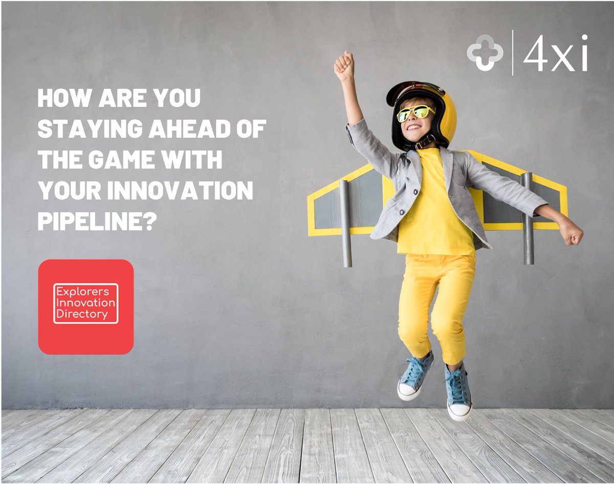 4xiGlobal's tweet image. #ProactiveInnovation. Our Explorers Innovation Directory is a carefully curated showcase of best-in-class innovators that can fuel your #InnovationPipeline. Contact 4xi to learn more about how we can support and future-proof your business.