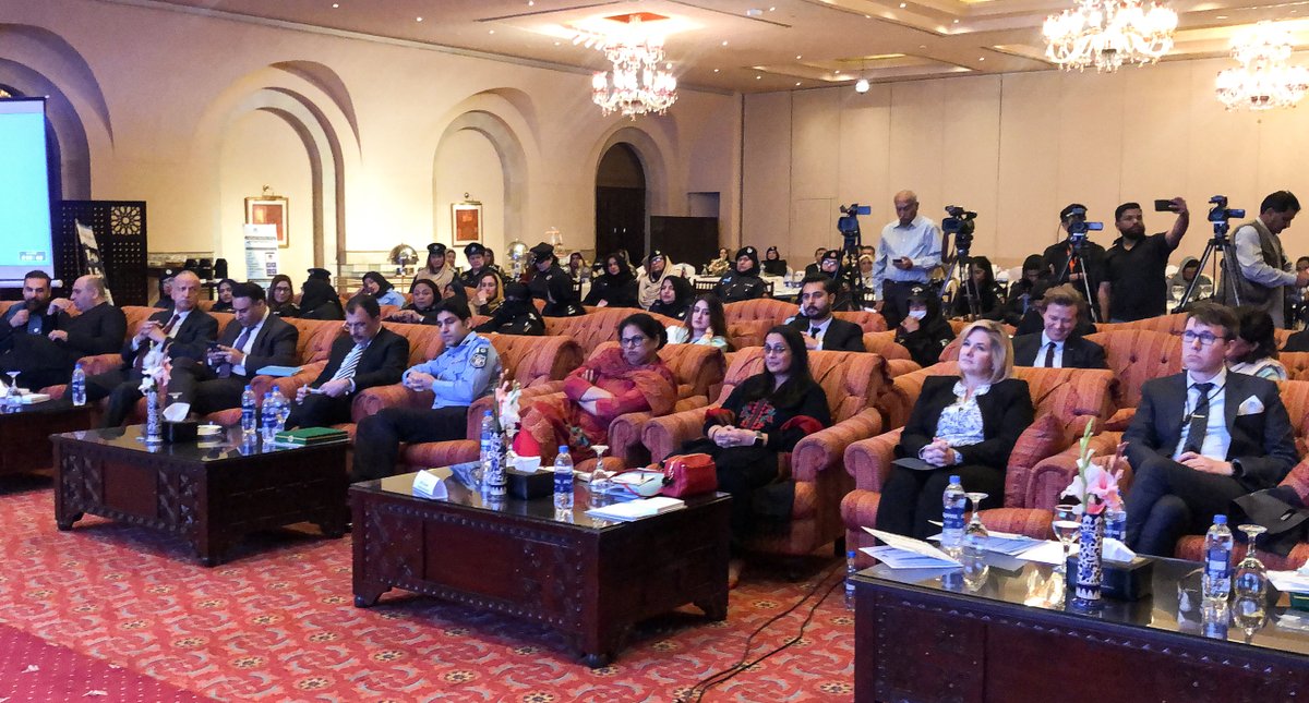 PasbanAwam's tweet photo. The #NWPC23 was a great opportunity to discuss ways to remove gender biases associated with women working in the police force. We are committed to creating a safe and inclusive environment for all. @USIP @StateINL @usembislamabad @prideinservice @alibabakhel @adnanrafiq https://t.co/q3Rv27cRVQ