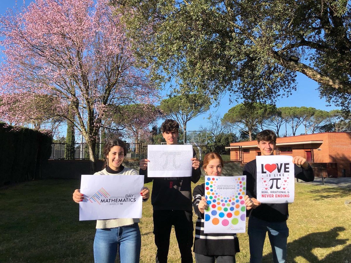 SGeorgesSchool's tweet photo. 🤩🧮Enjoy today's International Day of Mathematics! 

#piday #idm2023 #idem314 #idm314cat #GironaSchool #SchoolGirona #EscolaGirona #Girona https://t.co/46mlspIyRw