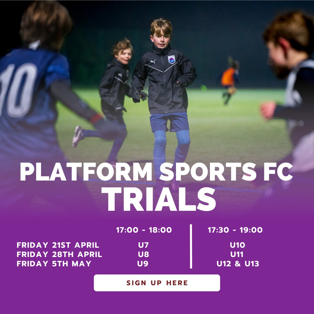 💥 2023/24 Football Trials 💥

Join our exciting football programme next season to receive professional coaching to improve your game! 

Sign up on our website!