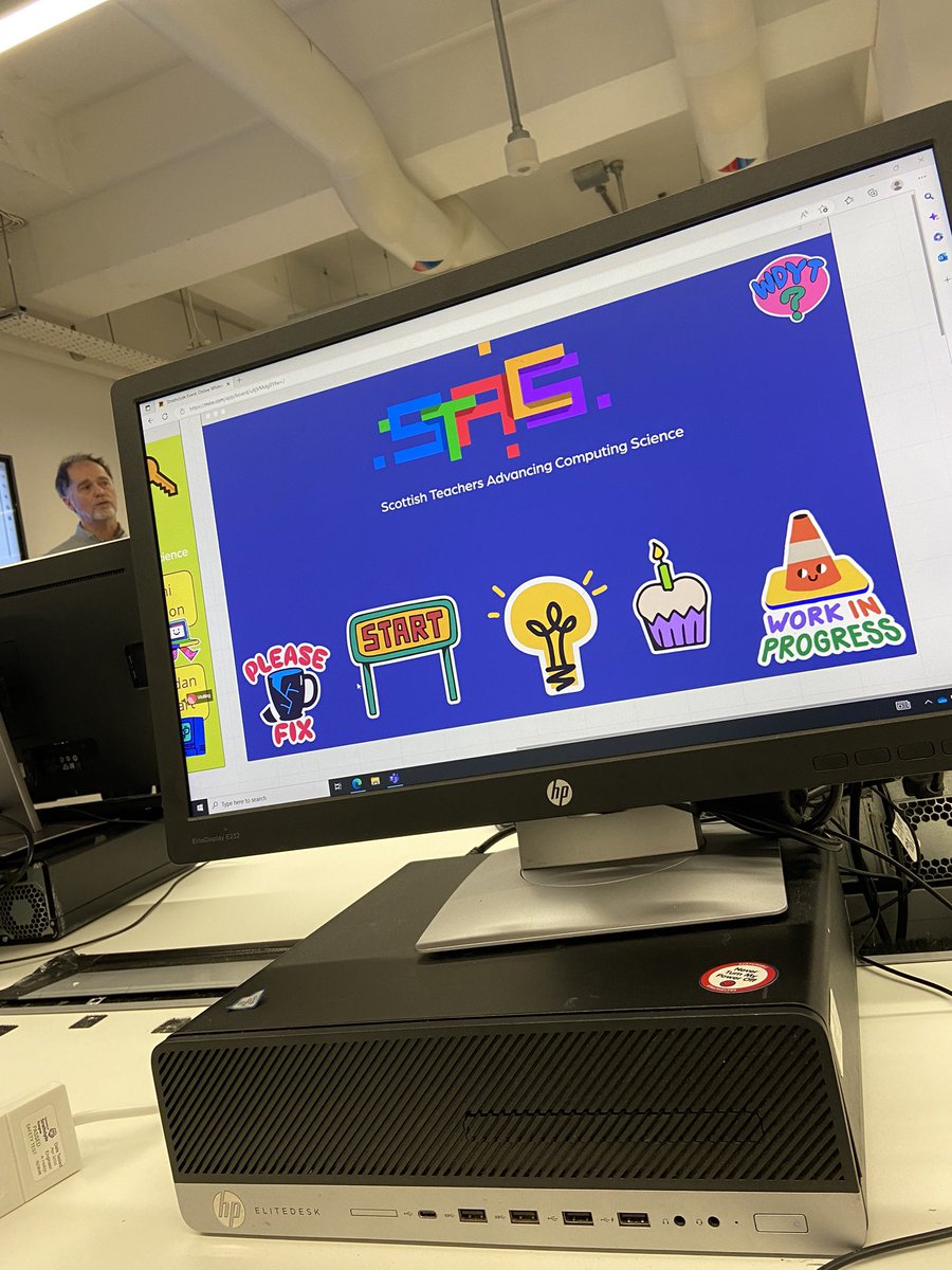 Great to hear from <a href="/stacshq/">Scottish Teachers Advancing Computing Science</a> today during C&amp;P today. Will be checking out their website later #TeamBusEd #strathPGDE