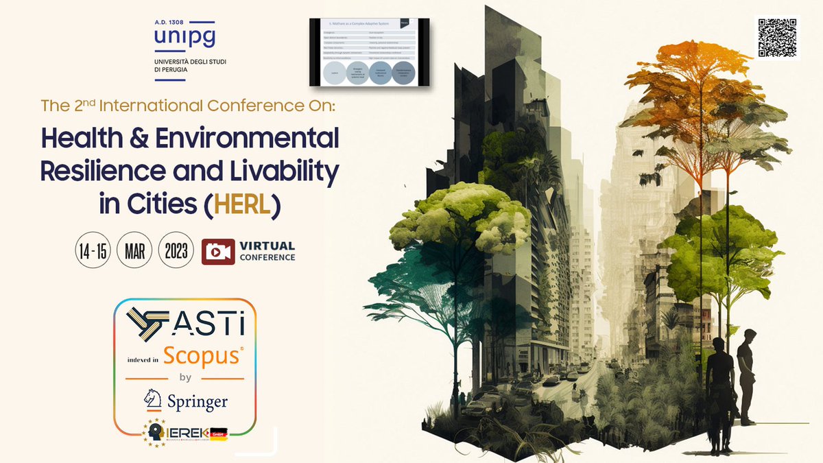 IEREK_INSTITUTE's tweet photo. At last! The Health &amp; Environmental Resilience &amp; Livability in Cities #HERL2023 #Conference #happeningNOW

A collab between #EAPLAB.NET @UniperugiaNews  #WomenInScience @IEREK_INSTITUTE
@AnnaLauraPisell @CristinaPiselli #IlariaPigliautile #ElianaMartinelli @UNI_FIRENZE @BOzarisoy https://t.co/xDtaGsx2ru