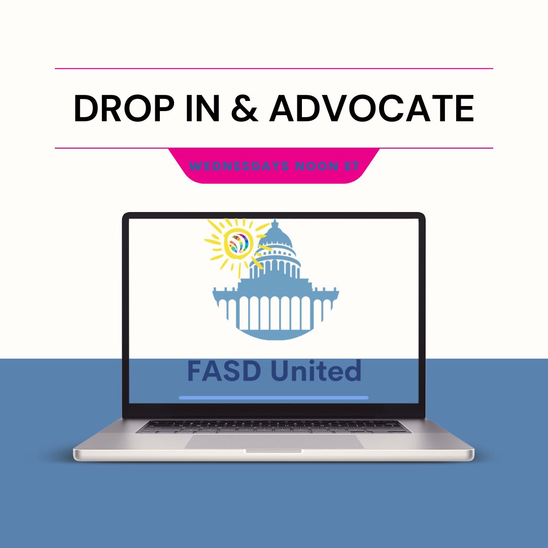 FASDUnited's tweet photo. Our zoom drop-in session takes place tomorrow- 3/15 @ noon ET! Our team will be there to answer any questions and provide support.
#FASD #FASDadvocacy #FASDcommunity
💙
https://t.co/jQYNPn47OM https://t.co/TyI8wPbZH1