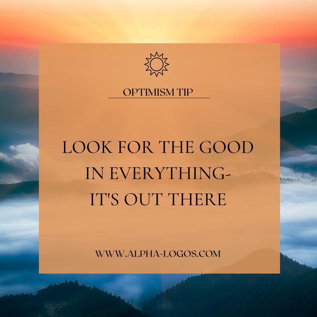 AlphaLogosCoach's tweet image. Do you find yourself noticing problems without considering the positives? 🌧️
Only paying attention to issues leads to an unbalanced perspective. Be a leader that looks for the good rather than focusing on the negative. It makes a difference in office morale!⁠
#BeginwithMindset