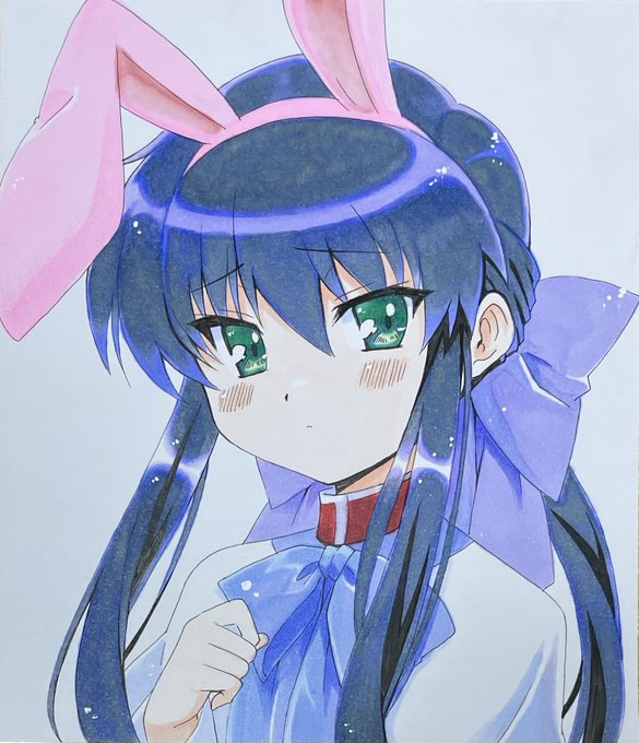 今日のアナログイラスト117日目はKanonの川澄舞です 