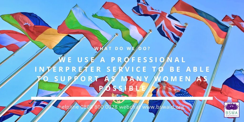bswaid's tweet photo. Access to someone who speaks your language should not be a luxury. Language shouldn't be a barrier to support.
Being heard and understood should be central to any service and at BSWA we make sure women and children seeking support are heard.
#InterpreterService https://t.co/SxTxvs0iIW