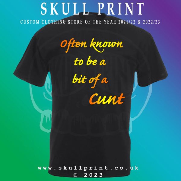 SkullPrint3's tweet photo. 5 for 4 across all Tees until end March.
Skull Print © Bit of a Cunt T-shirt
#tshirt #tshirts #skullcat #skullprint #offensive #cunt #bitofacunt #thecbomb #sayitlouder
https://t.co/MNY7yulelU https://t.co/IRJ8ukEsCq