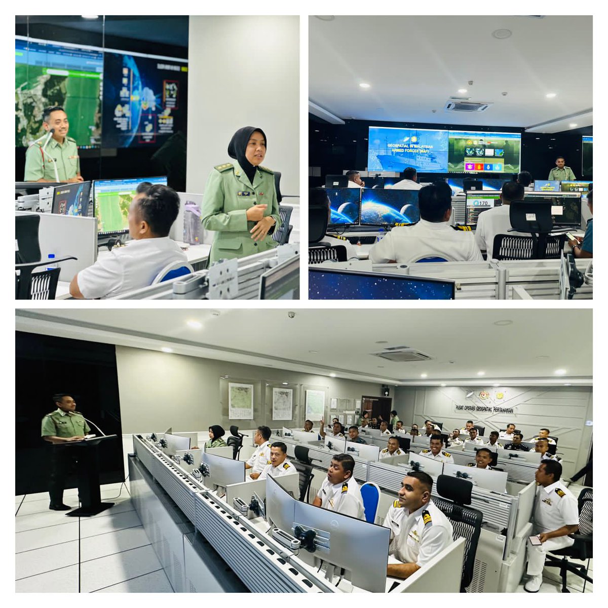 kdsi_1's tweet photo. Study visit by JOCC Serial 44/23 CP to Royal Malaysian Police Headquarters Bukit Aman &amp; Defence Geospatial Division. 

It is a perfect opportunity for the students to know the role &amp; responsibilities of the organization, as well as to establish a professional network with them. https://t.co/cVFdSR188L