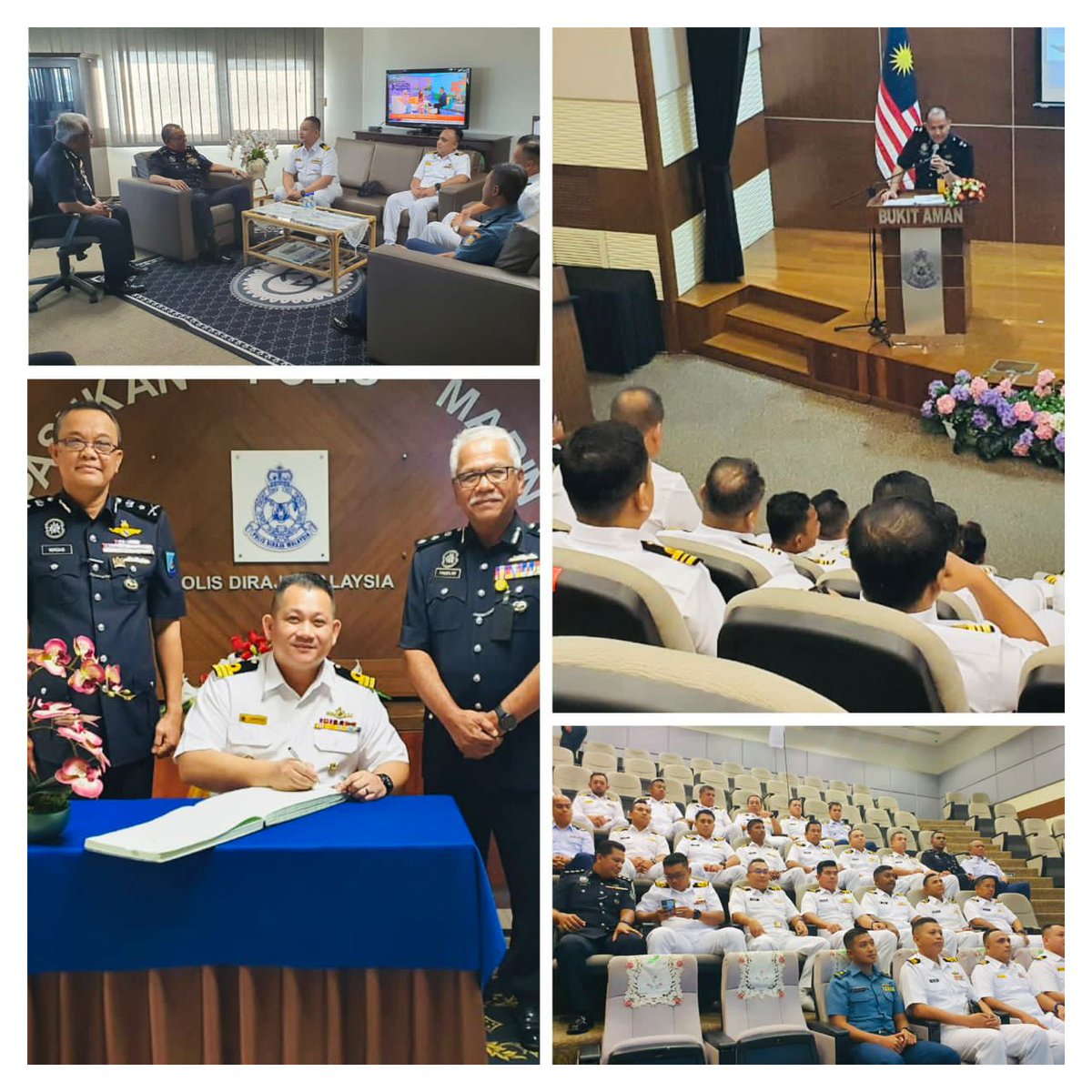 kdsi_1's tweet photo. Study visit by JOCC Serial 44/23 CP to Royal Malaysian Police Headquarters Bukit Aman &amp; Defence Geospatial Division. 

It is a perfect opportunity for the students to know the role &amp; responsibilities of the organization, as well as to establish a professional network with them. https://t.co/cVFdSR188L
