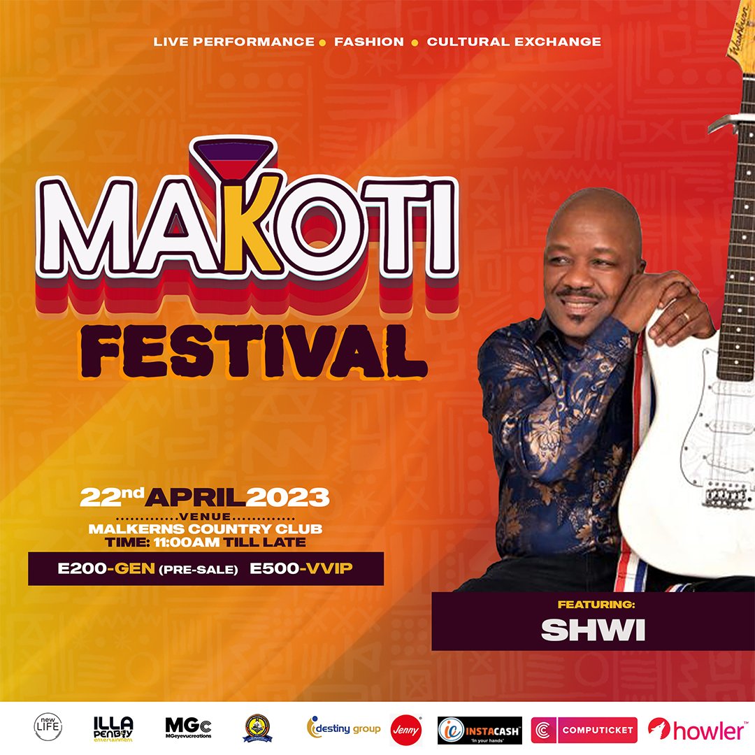 illapenboyNEW's tweet photo. #SHWI CONFIRMED FOR MAKOTI FESTIVAL 🔥 

MAKOTI FESTIVAL TICKETS NOW AVAILABLE AT FOLLOWING OUTLETS:
* SHOPRITE COMPUTICKET 
* GALITOS STORES (ESWATINI)
* HOWLER (Online)
* COMPUTICKETBOX - (ONLINE)

#LiveMusic #CulturalExchange #Fashion #KidsGames #MakotiFestival https://t.co/2eWniM54VX