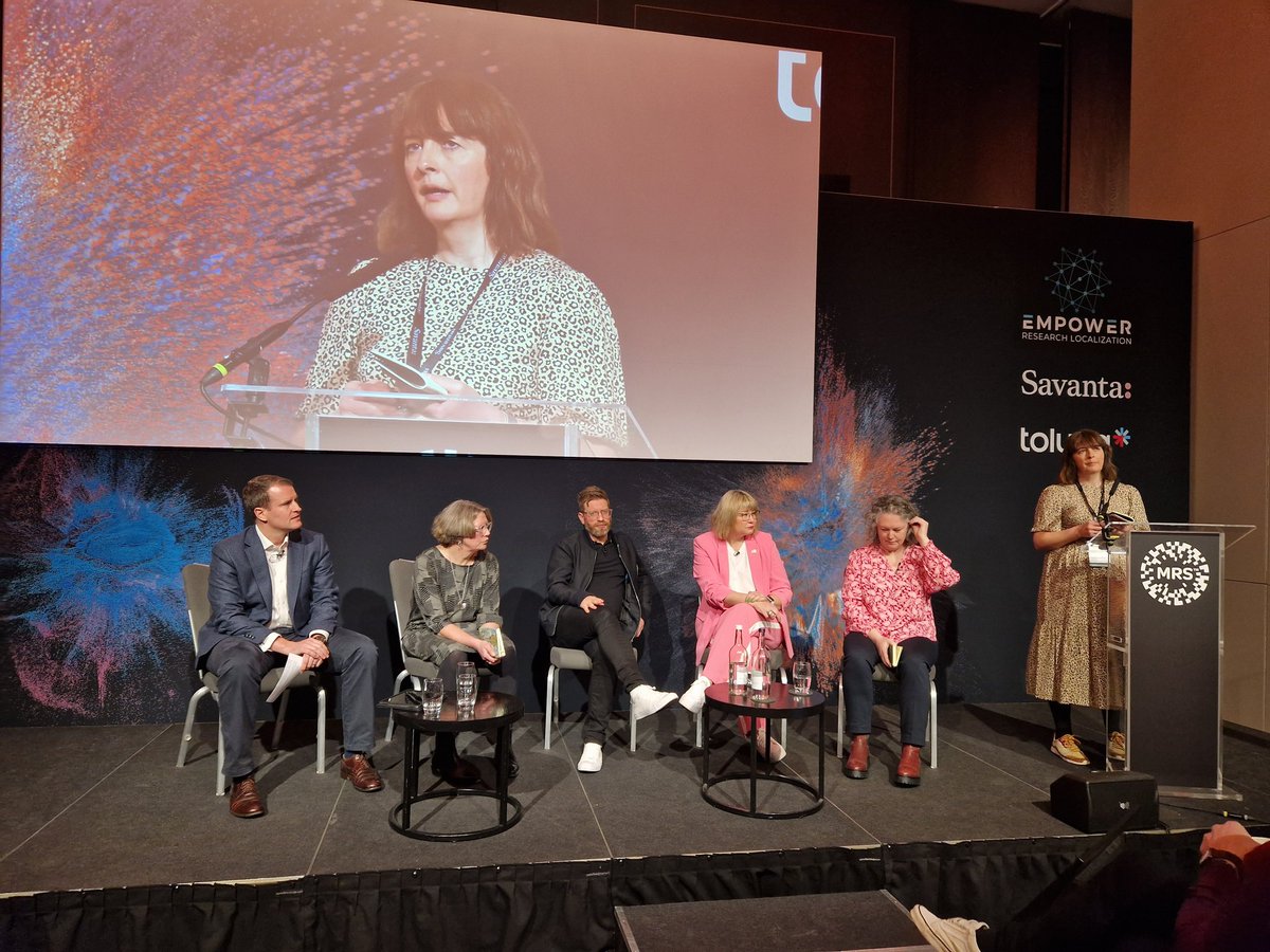 DanielleDDTodd's tweet photo. @smjef opening up a fantastic panel around turning resilience into creativity. @JamesEnders, @IngerChrisRec, Patrick Collins, Ann Constantine and Lizzy Moroney to talk about how we as people ensure we're doing the best for us, to ensure we do the best work #mrslive https://t.co/5YdZZaf6nB