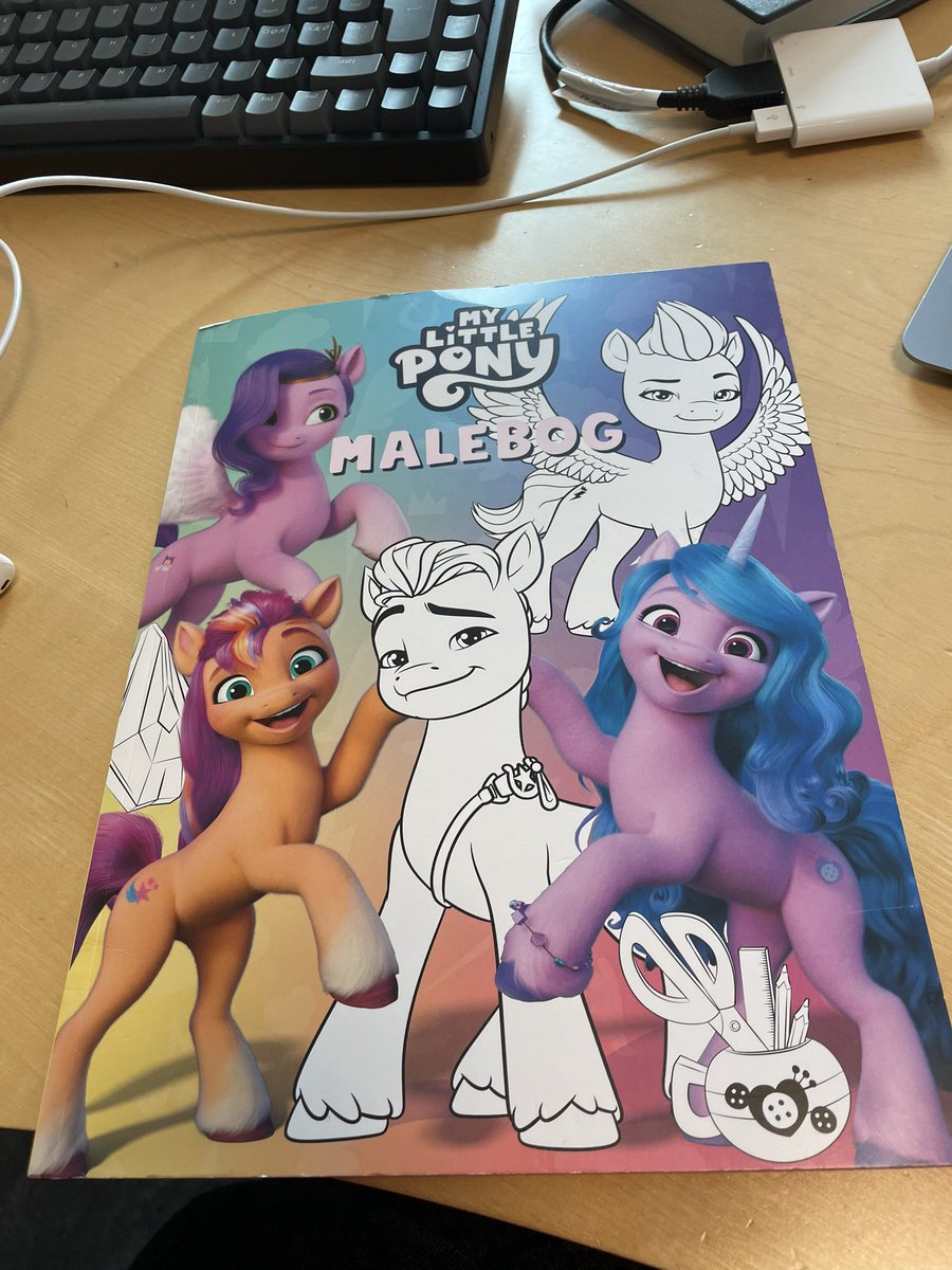 EmmaCecilieSJ's tweet photo. My officemate @SanneAHansen has finished her PhD and is moving out of the office. I always get emotional when good times come to an end, so Sanne's thoughtful supervisor @marievejrup has given me a colouring book to console me and to accompany the poster on my office door. https://t.co/3uV5fRq3vv