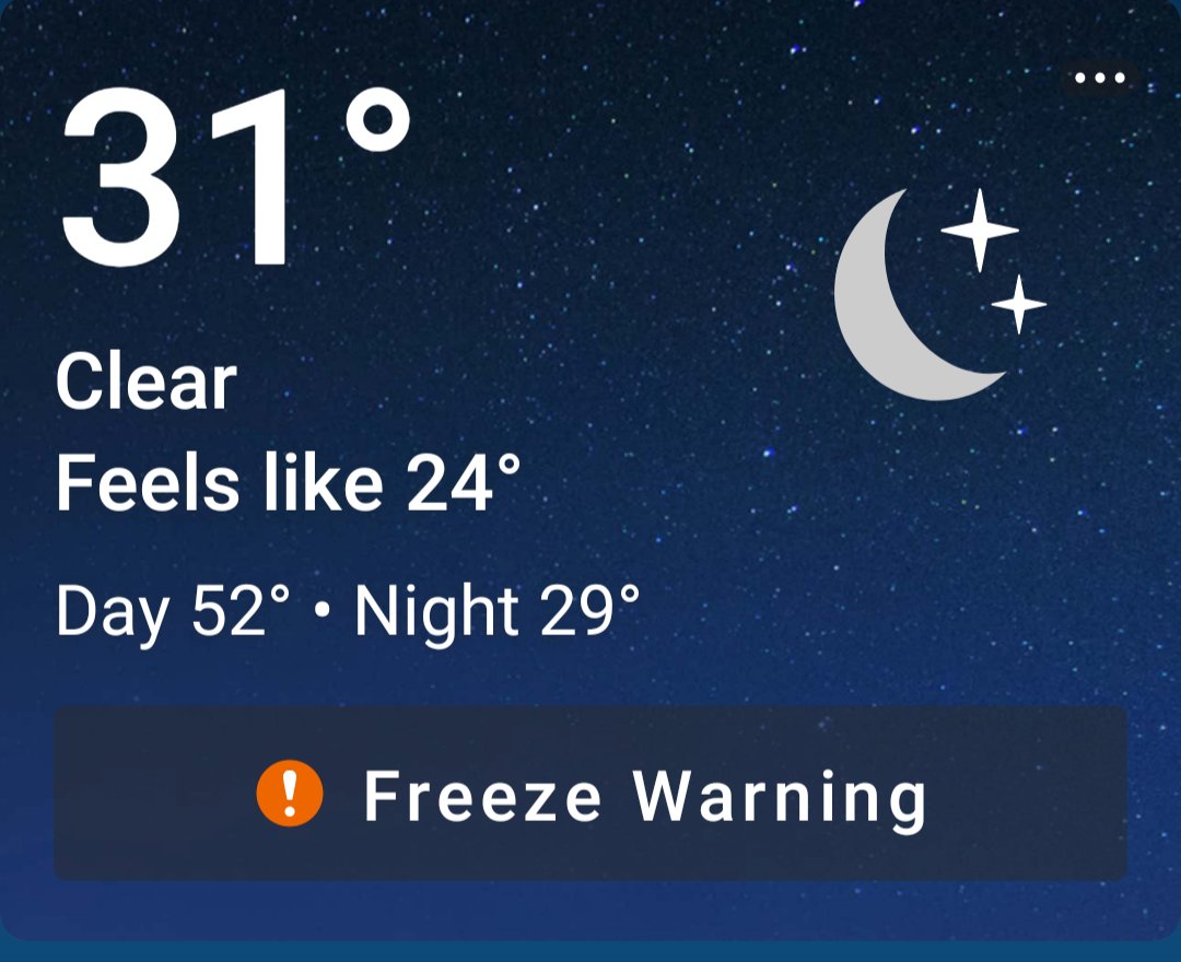 Mother nature needs a time out to think about what she's done.