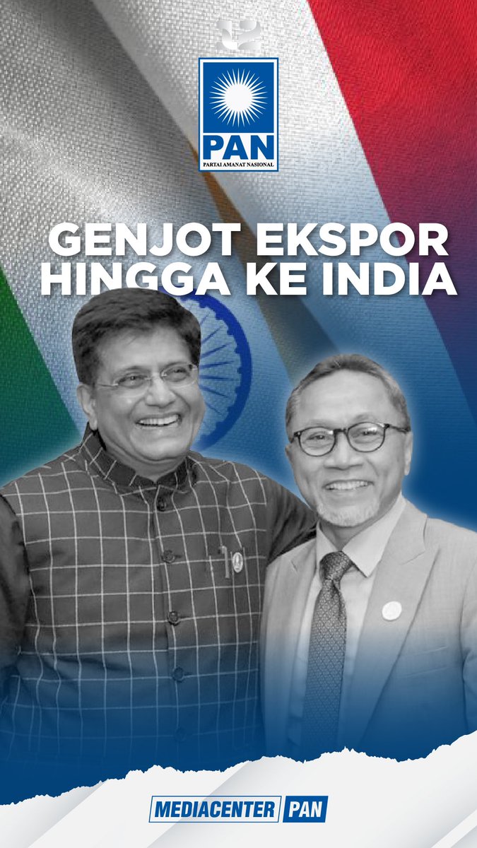 Official_PAN's tweet photo. India emang semenarik itu, Mendag @ZUL_Hasan aja tertarik! Makanya, agresi  Mendag Zulhas cari cuan untuk Indonesia berlanjut ke India. Mendag terbang ke India langsung khusus untuk menggarap pasar ekspor nontradisional. 

Kita support terus Mendag Zulhas! https://t.co/RxNOExmntS