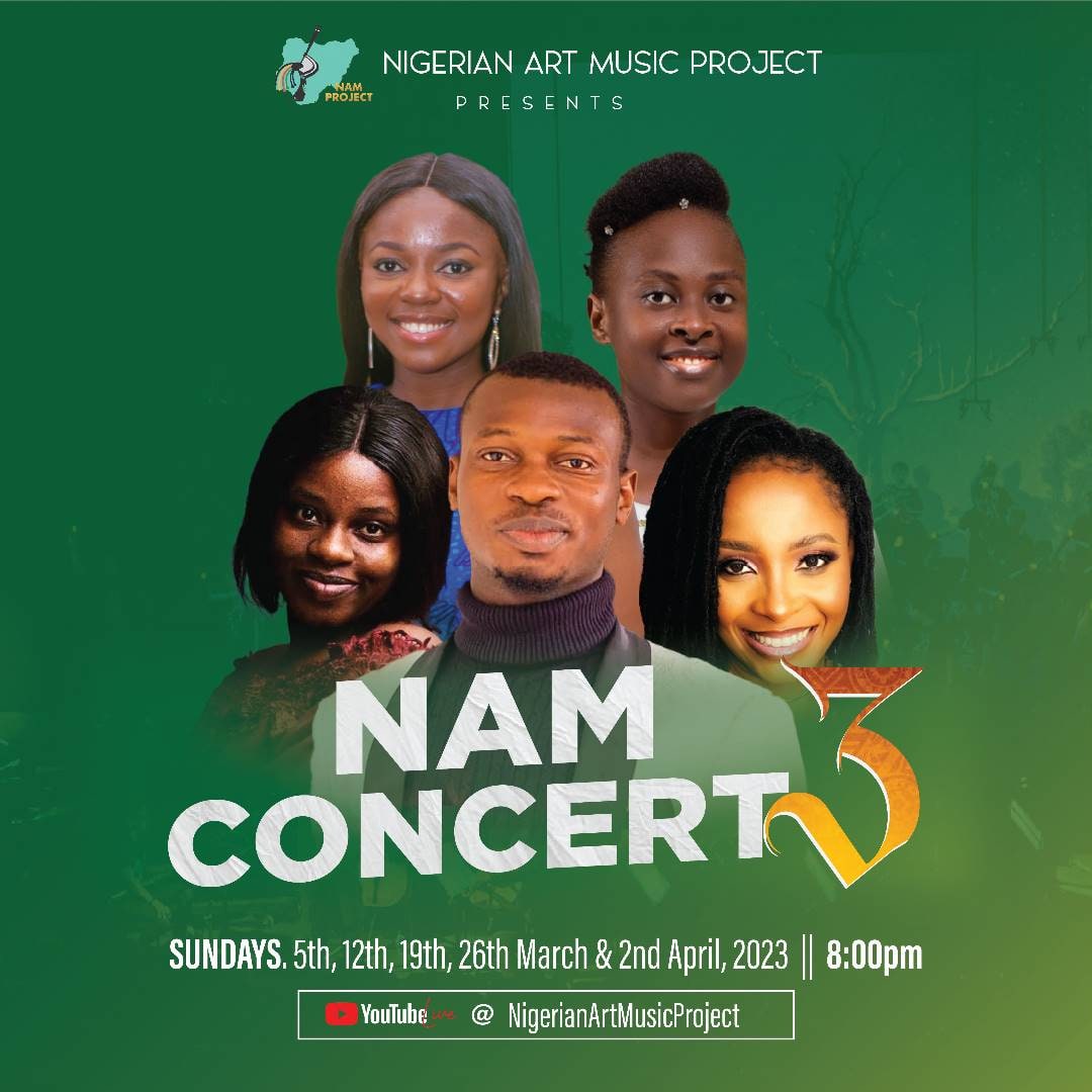 art_nigerian's tweet photo. 3 more recitals to go. Don't miss it. #namconcert https://t.co/9yJOfY2L3E