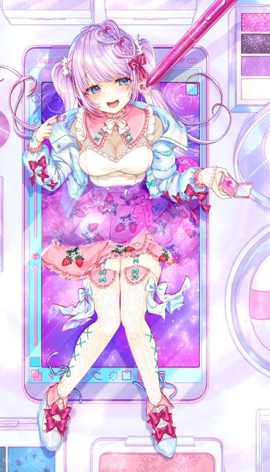 スマホ #VRてるてるてん
VR展示会だからこそすっごく近くで間近でご覧いただけます♡clusterであればスマホでもご来場可能です♡ 