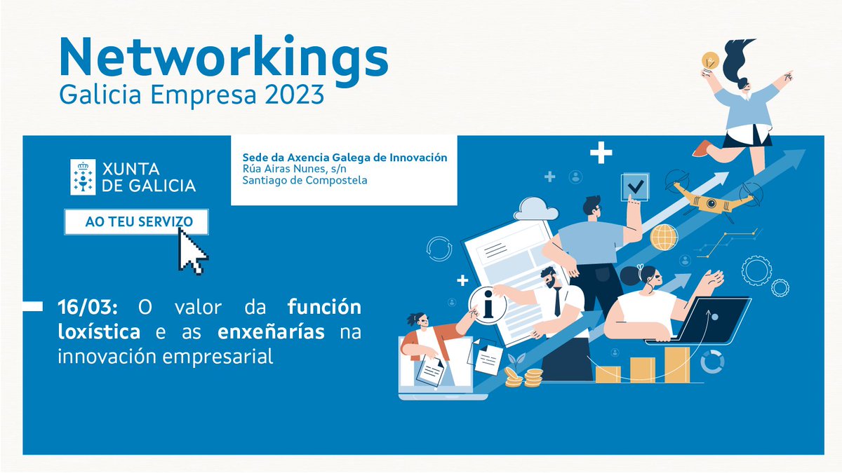 axenciaGAIN's tweet photo. 📣Es un axente do sector da loxística ou da enxeñaría e queres innovar?
 
➡️Participa na xornada deste xoves na que informaremos dos instrumentos de apoio da 
@Xunta á innovación nestes ámbitos.

✍️Programa e inscrición: https://t.co/fAbsUxaBQt

@galiciacrece @IgapeXunta https://t.co/ktfpOpNHFB