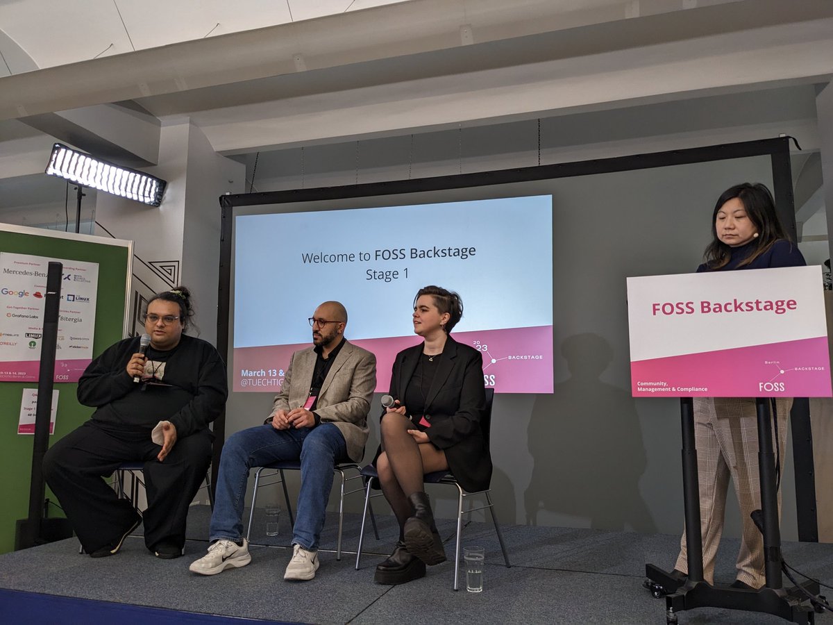 anjaxhakani's tweet image. Funding FOSS talk right now on stage 1 @Fossbckstg #fossback