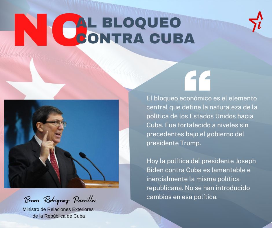 La Ley Helms-Burton es un instrumento de dominación imperialista y sustento del bloqueo genocida de EEUU, de carácter extraterritorial. Un engendro que castiga a las familias cubanas y viola el Derecho Internacional. #CiegodeAvila #MejorSinBloqueo <a href="/rocdecubano/">Roberto Carlos</a> <a href="/IzquierdoAlons1/">Livan Izquierdo Alonso</a>