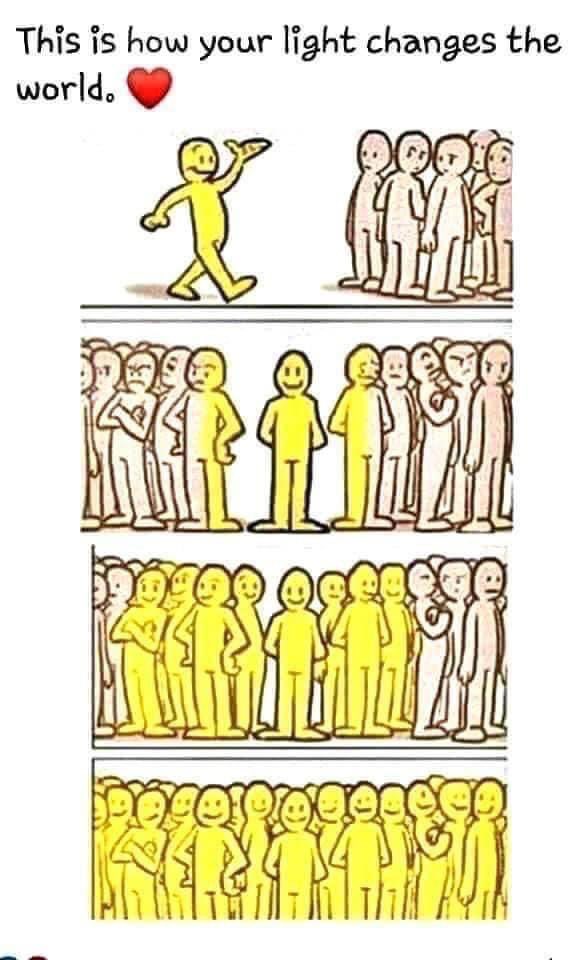 It takes just one small flickering light to bring illumination into a room but requires absolute darkness for it to be dark. That’s the power of light. You are the light. Do not underestimate the capacity of what you can do. #bethelight #MorningMotivation