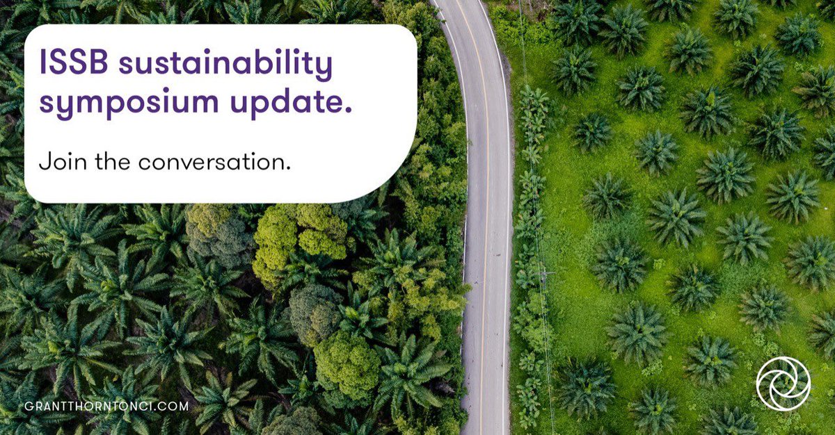 The International #Sustainability Standards Board #ISSB met in Montreal on 17 February, with the aim of detailing what's next for sustainability disclosure. 

To find out what was discussed in more detail, click here: grantthorntonci.com/News-Centre/bu…