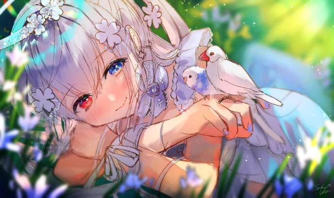 #ホワイトデーは銀髪白髪を愛でる日 愛しい我が子 