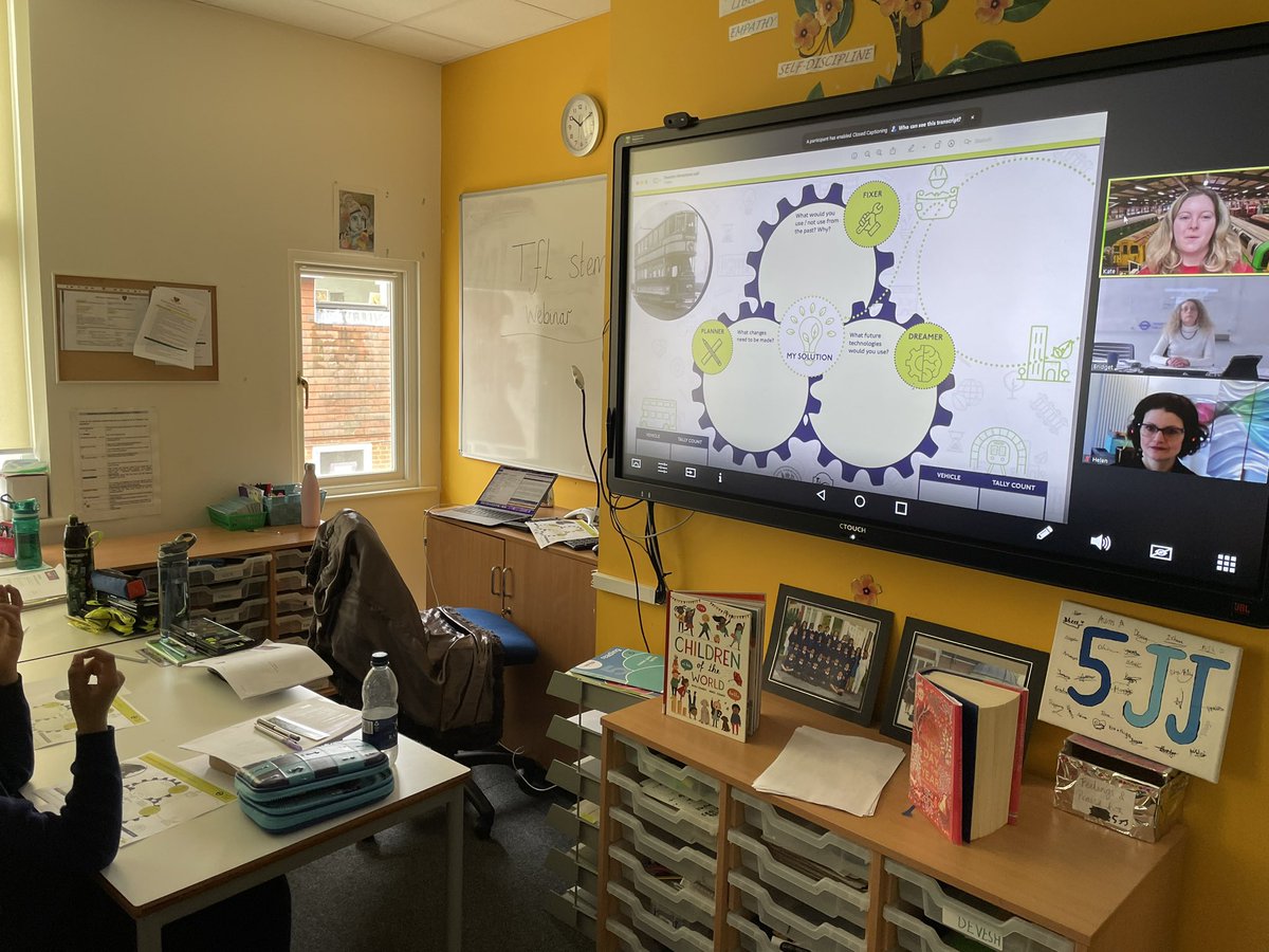 AHPS22's tweet photo. *THANK YOU* to @TfL and Harrow school library services on delivering the  “Engineering your neighbourhood” session for year 5! This science week webinar allowed children to explore past and present forms of transport, and how STEM has played a key role!🕵️‍♀️🕵️‍♂️#getintoSTEM https://t.co/efy9dQxxus