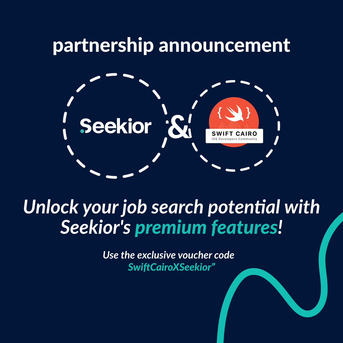 SeekiorApp's tweet photo. Exciting news! 
Seekior has partnered with @SwiftCairo  to offer an exclusive voucher for three months of premium features for free. 
Use code "SwiftCairoXSeekior" on your account subscription page or sign up with this link https://t.co/fgrmsmsHo7
Take control of your job search! https://t.co/Q6Im7cF7Hq