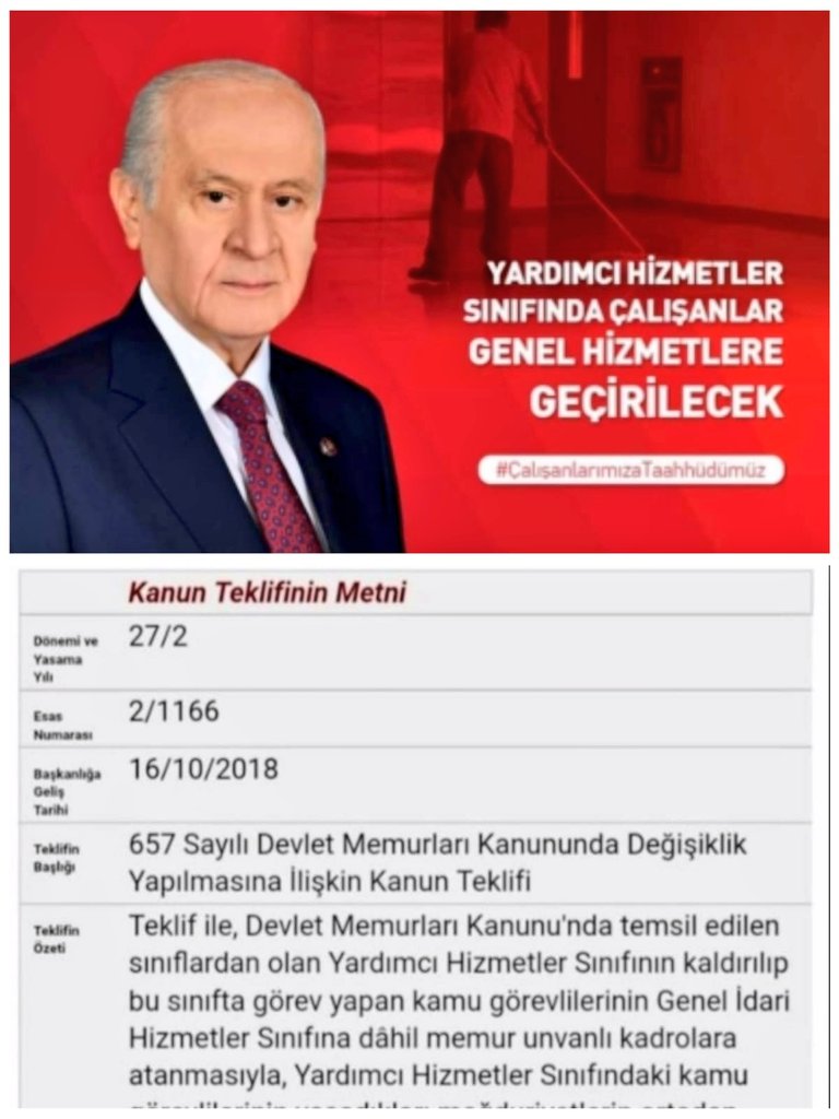 <a href="/VahdetOzkocak/">Vahdet ÖZKOÇAK</a> <a href="/TBMMresmi/">TBMM</a> <a href="/iletisim/">T.C. İletişim Başkanlığı</a> Hocam
Talimat Takibe Tabidir(3T Kuralı)

#BozkurtSözüYHS diyoruz
2005 <a href="/Akparti/">AK Parti</a> ve <a href="/kamusen/">Kamu-Sen</a>
2018 <a href="/MHP_Bilgi/">MHP</a> sözü

<a href="/celebimehmeta/">Mehmet Ali Çelebi</a> ve <a href="/ifarukaksu/">İsmail Faruk Aksu</a> kanun teklifi var

<a href="/yilmaztunc/">Yılmaz TUNÇ</a> <a href="/turanbulent/">Bülent TURAN</a> <a href="/akbasogluemin/">Av. M.Emin AKBAŞOĞLU 🇹🇷</a> <a href="/AvOzlemZengin/">Av. Özlem Zengin 🇹🇷</a> <a href="/iletisim/">T.C. İletişim Başkanlığı</a> <a href="/halilozcan63/">Dr. Halil ÖZCAN</a> <a href="/M_Levent_Bulbul/">Muhammed Levent BÜLBÜL</a> <a href="/erkanakcay45/">Erkan Akçay</a> <a href="/mkulunk/">Metin KÜLÜNK</a>