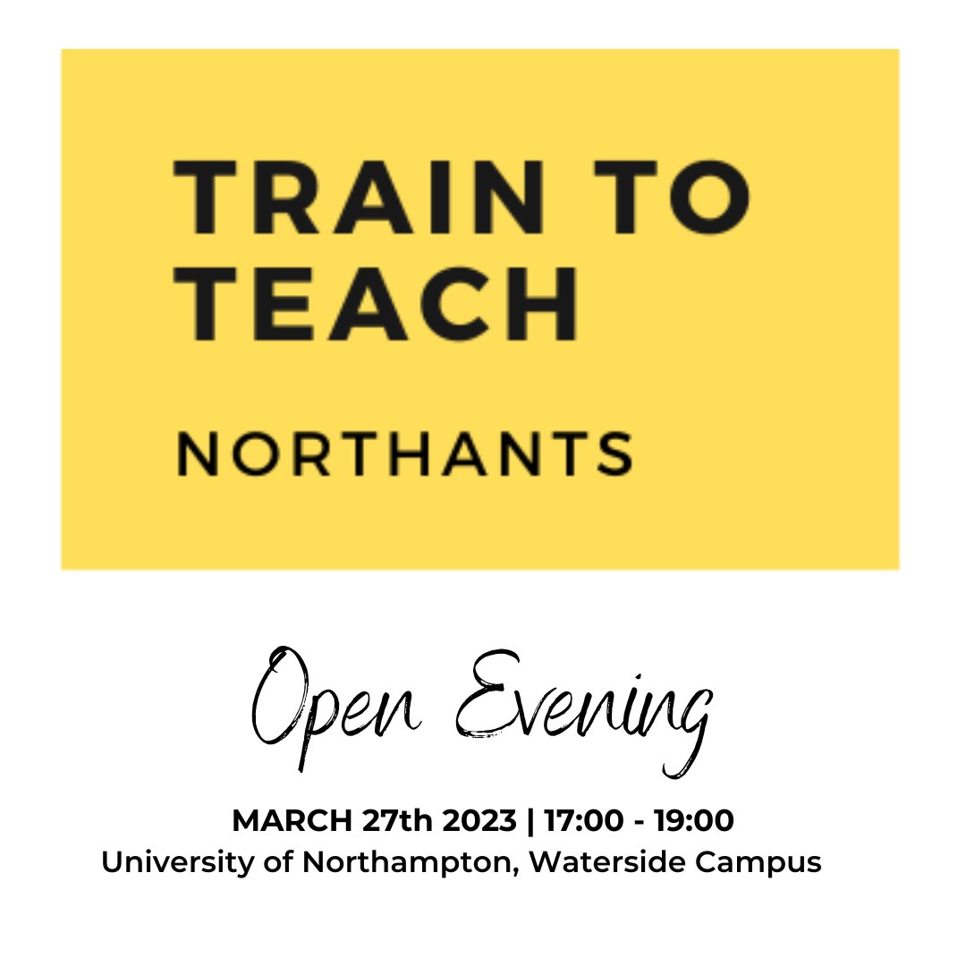 Northants_ITT's tweet image. Meet your expert #traintoteach network to find out more about getting into teaching.

📆 27th March, 5-7pm

@5wellsdc @nttp_scitt @PrimaryedUon @GAT_ITTeam @FairfieldsTLC @PGResearchBase @DRETnews @HattonCFE @Leicester_Ed @TheGUTP @MaplefieldsAcad

bit.ly/403KPYX