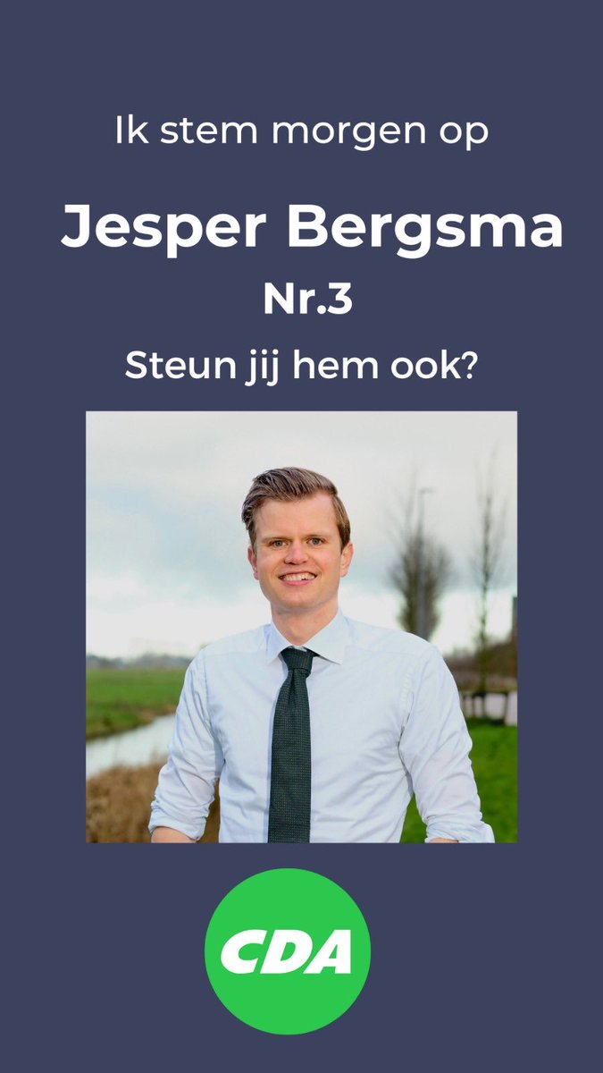 ⁦<a href="/BergsmaJesper/">Jesper Bergsma</a>⁩, een politicus die niet zomaar wat roept maar verstand heeft van zaken! 🙋‍♂️👍