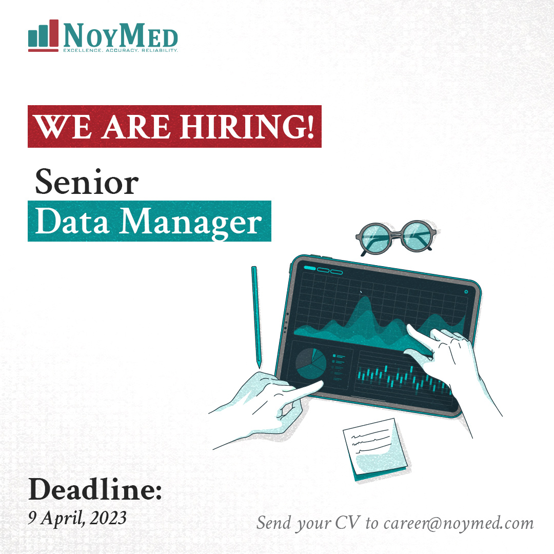 noymed_cro's tweet photo. We're Looking for a Senior Data Manager to join our team!

More about the requirements, Job Description and how to apply, you can find here: https://t.co/tfHFVOgUmU

Please send your CV to career@noymed.com email by mentioning "Senior Data Manager" in the subject line.

#NoyMed https://t.co/9BgC86nxrz