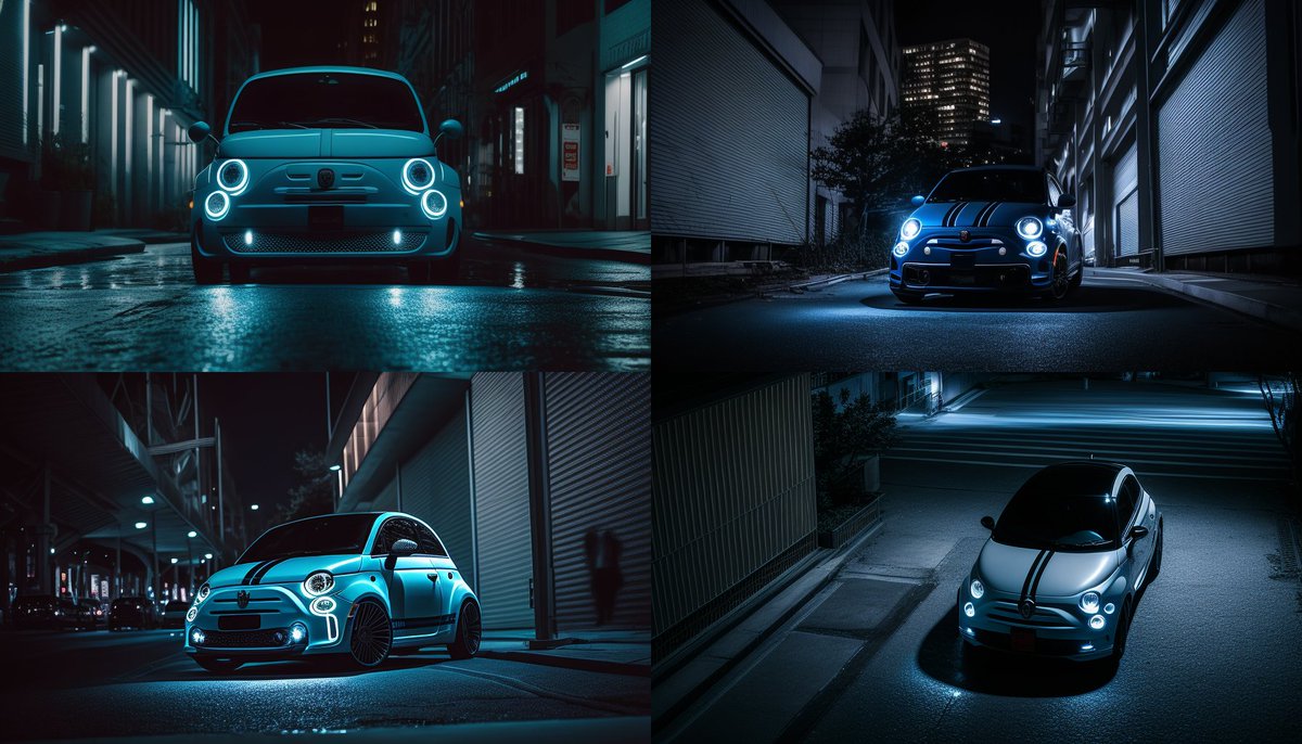 Pixelpollen's tweet image. using @nickfloats ideas about ChatGPT tables for additive prompting works soo well for cars!