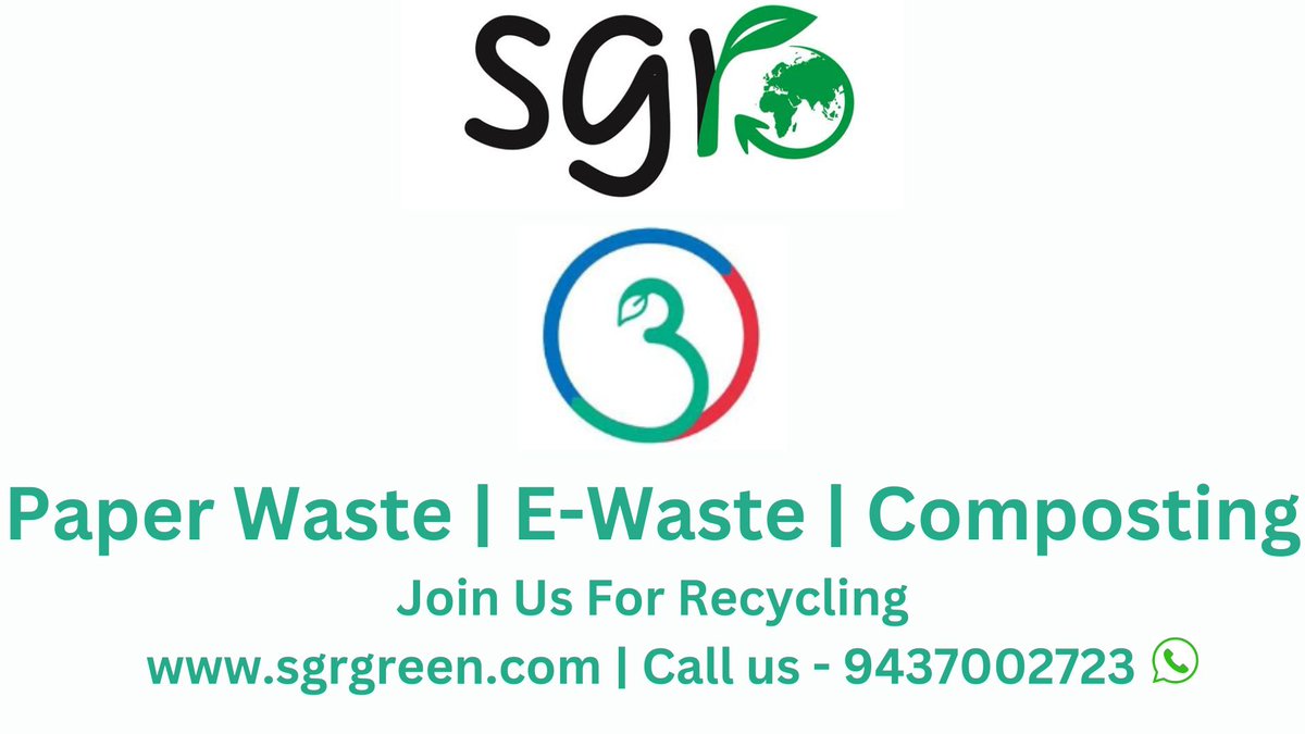 sgrpvtltd's tweet photo. #JoinUsForRecycling https://t.co/MKxLaTY7AU