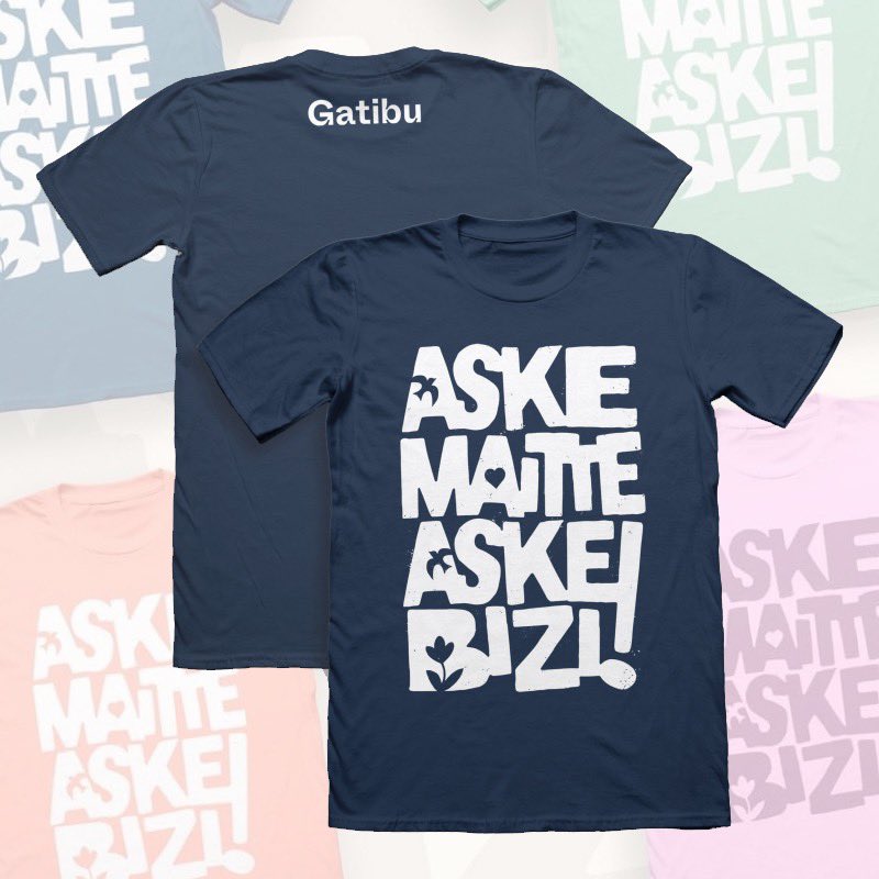 merchandroll's tweet photo. Eskuragarri gure online dendan Gatibu taldearen kamiseta...

➡️ https://t.co/TtXmLI1U3J

👕 Bost kolore ezberdinetan eskuratu dezakezue. https://t.co/IRTBwP48xK