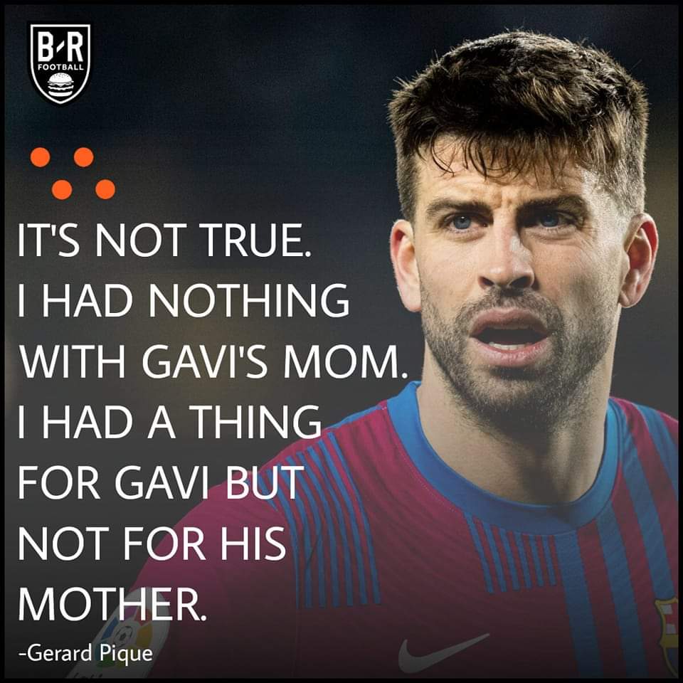 Burger_Report's tweet photo. Pique clearing up the rumors.
#FCBarcelona #Pique #Gavi https://t.co/HHein555JR