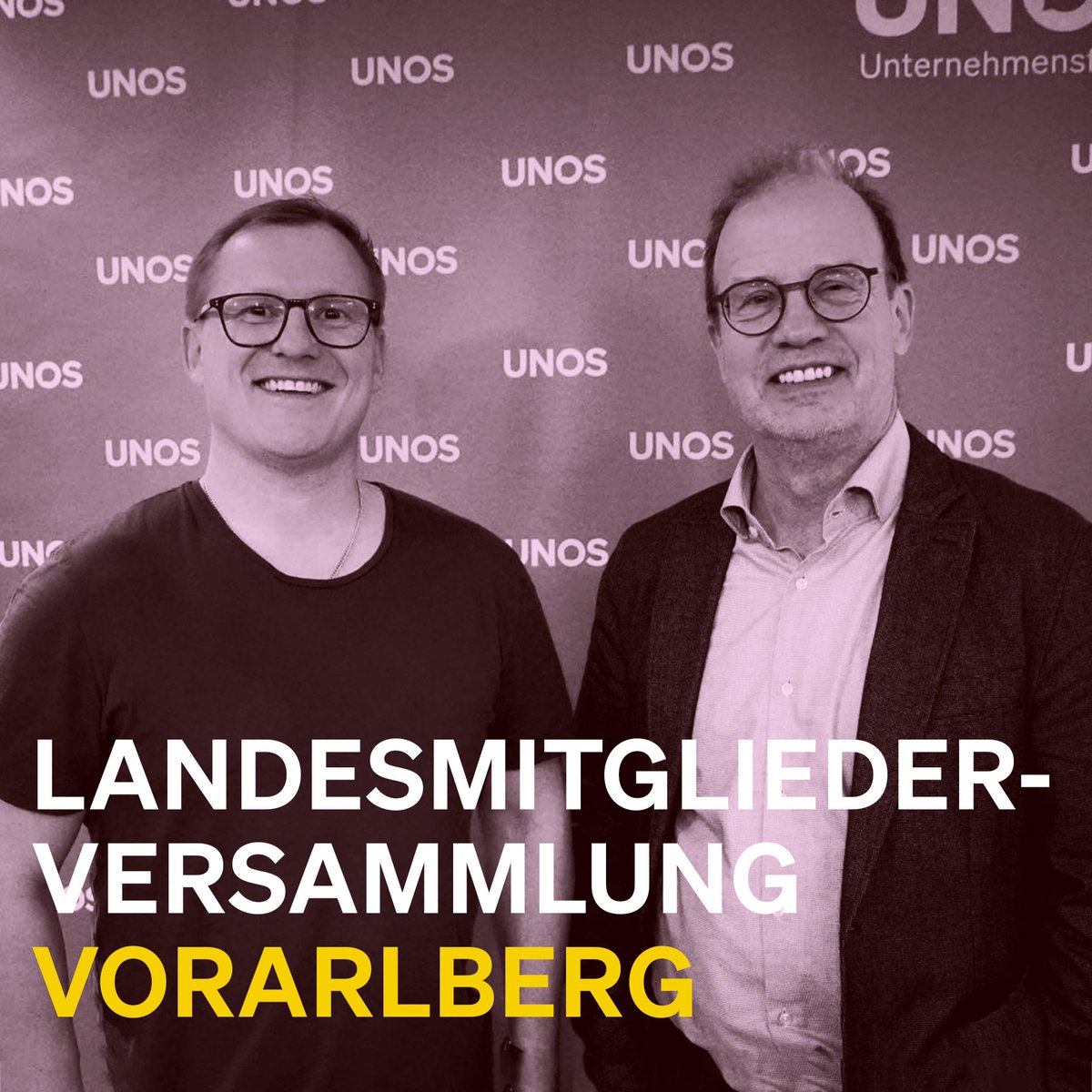 unos_eu's tweet photo. Christof Hotz wurde bei der LMV zum neuen UNOS-Landessprecher für Vorarlberg gewählt, @KoebCom zum Stellvertreter. Besonders einsetzten werden sie sich für die Vereinbarkeit von #Beruf und #Familie. https://t.co/5CzUYSBzv1