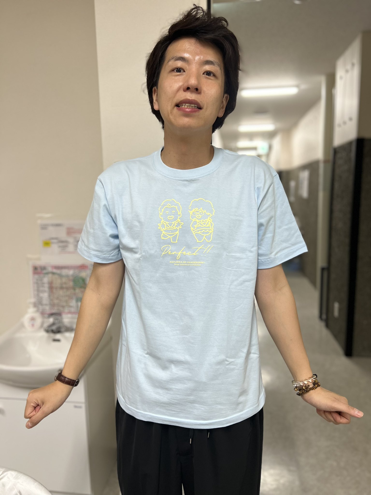 マユリカ　うなげろりん　Tシャツ　XLサイズ マユリカのうなげろりん!！！オリジナルTシャツ ピンク（舞台